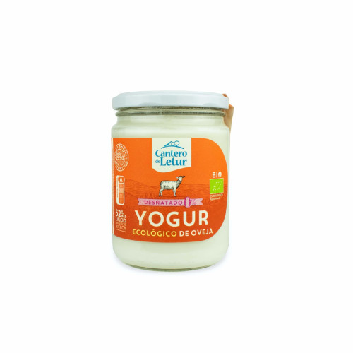 Yogur natural de leche de vaca ecológica Carrefour Bio 420 g.