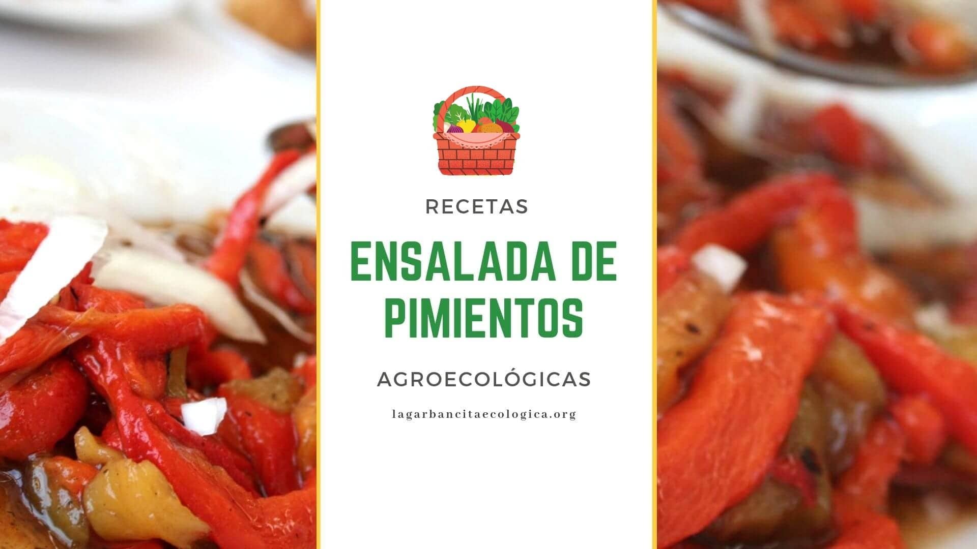 Ensalada de pimientos y cebolla